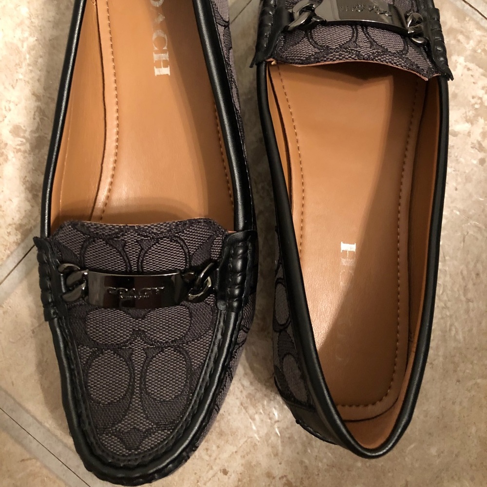 Coach Odette Signature Canvas Loafers